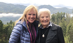 Dawn Brazell and Sara Cutler on vacation